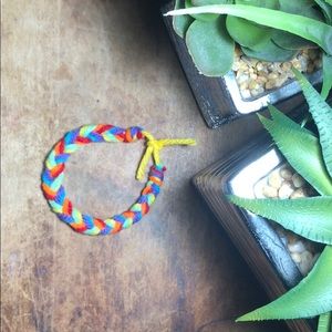 Amazing Rainbow braided Bracelet
